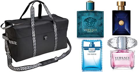 versace parfum bag men|free versace bag with perfume.